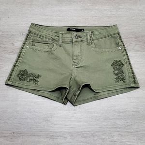 Harper Green Denim Shorts Sz 28